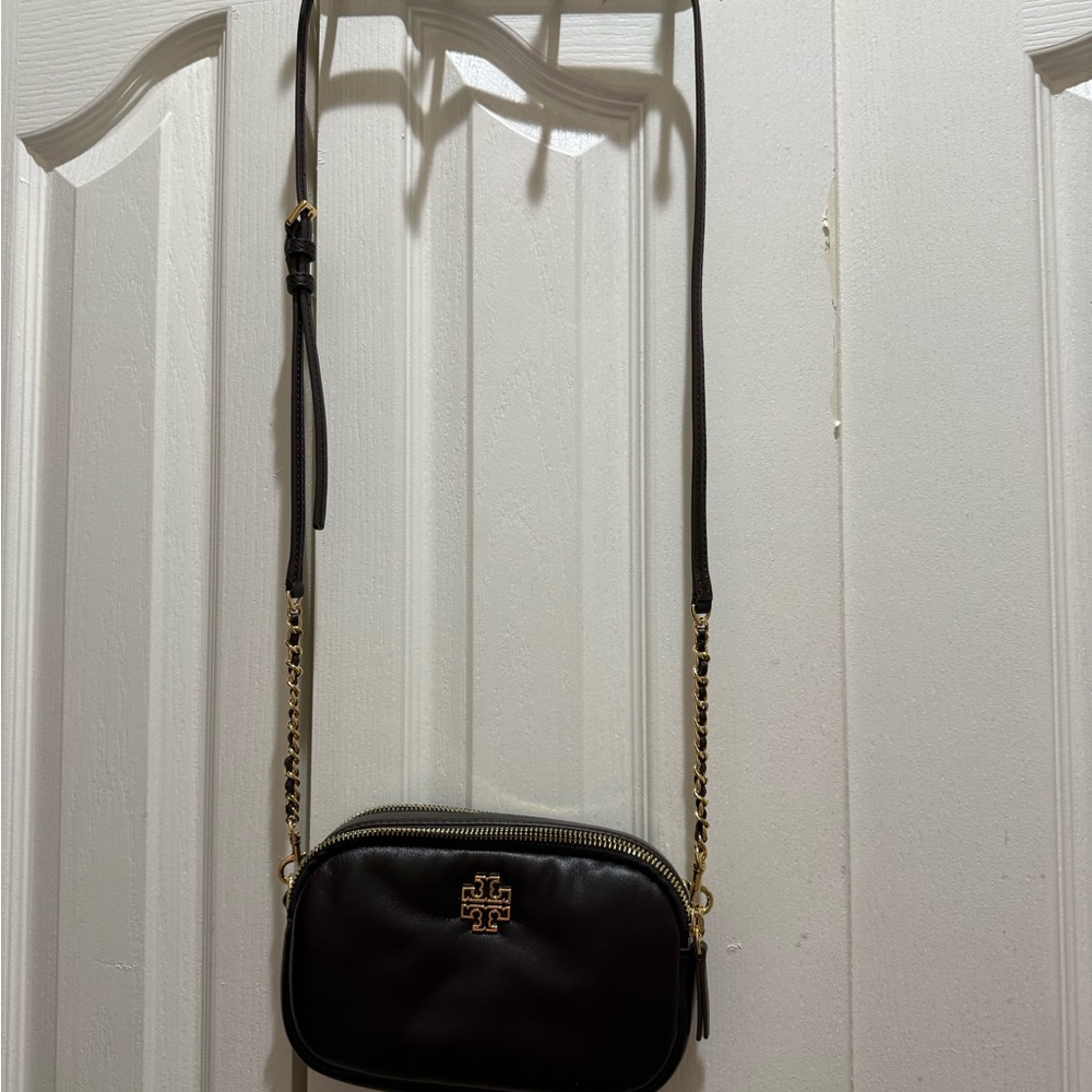 Tory Burch Kira Camera  Leather Crossbody Bag